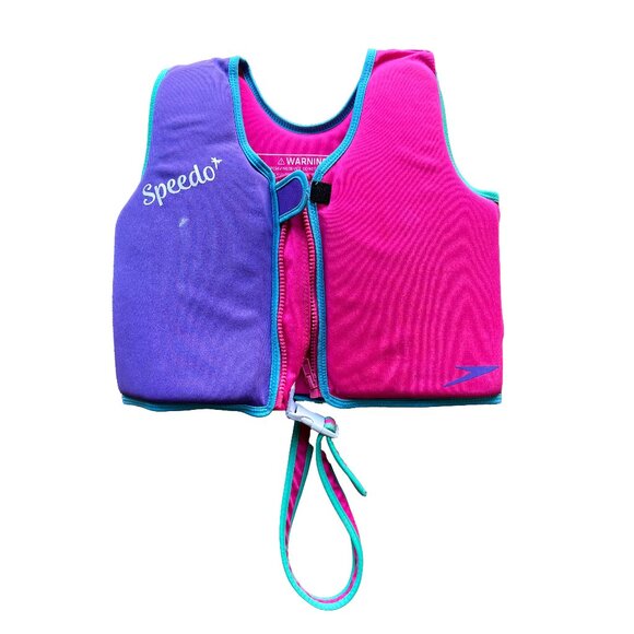 Speedo Kids' Begin to Swim Flotation Classic Life Vest UPF 50 - Picture 1 of 3